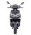 Elektro Moped 125 ANGRY HAWK, mattschwarz, Frontansicht