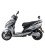 125ccm Elektroroller ANGRY HAWK, light grey, Seitenansicht