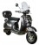 Elektro-Roller 125, Classico Highspeed, 80 km/h, grau, Seite Vorne