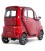 Kabinenroller Electron Li, 45/25 km/h, Lithium-Akku, rot, Seite hinten
