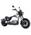 Elektro Chopper Raven, 45 km/h, light grey, Seitenansicht
