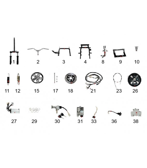 Mechanische Teile ELETTRICO 2.0