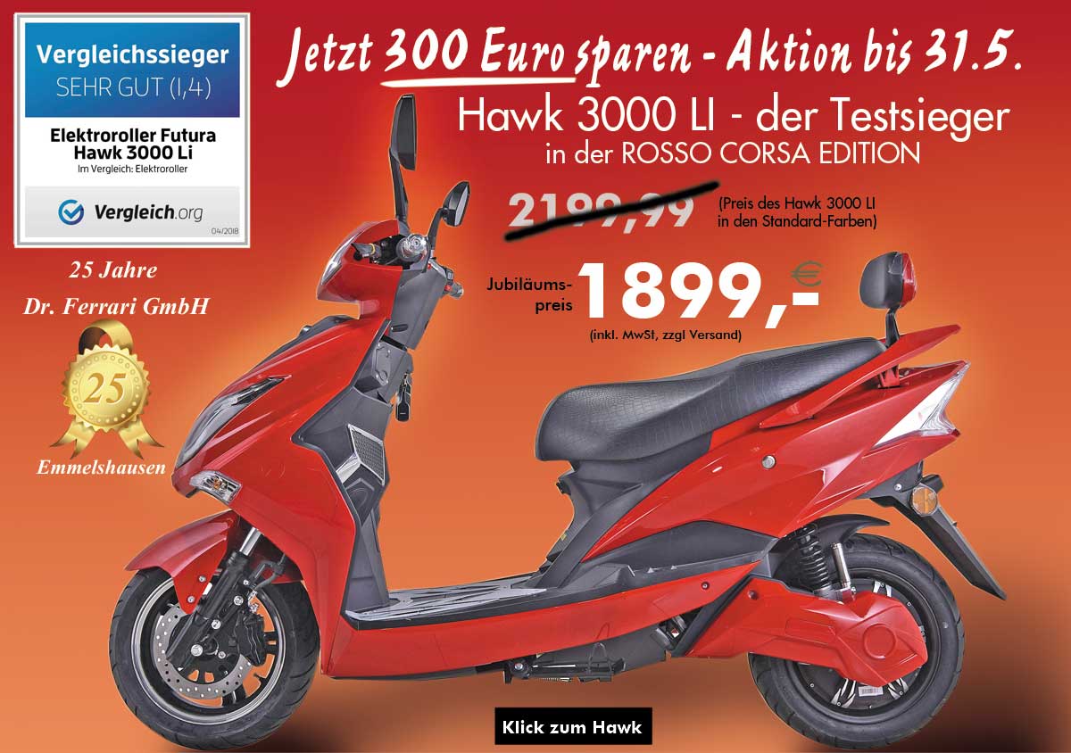 Red Hawk Jubiläumsangebot