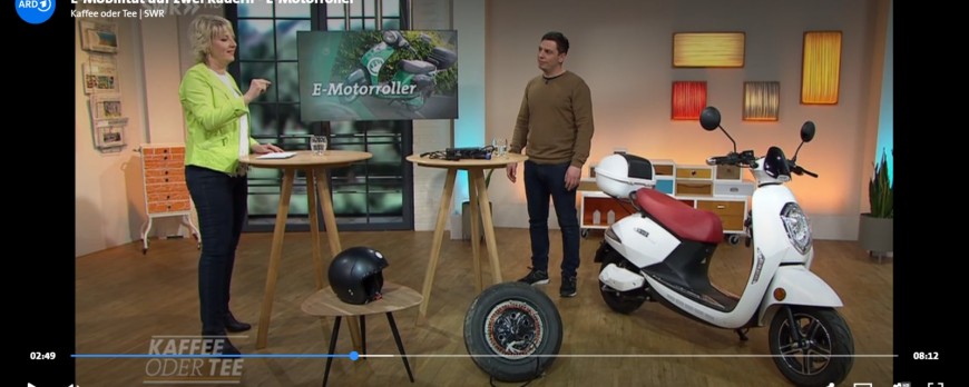 Elektroroller Futura im TV, Teil 3