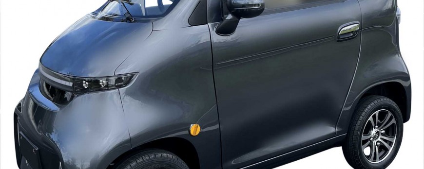 Elektro-Kabinenroller FUTURA TWO herausnehmbarer Li-Akku, jetzt in der Farbe grau